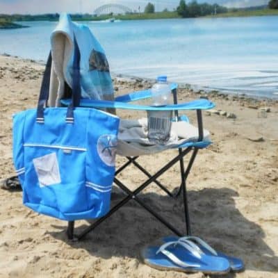 Hippe handgemaakte strandtas & shopper van Knuzz