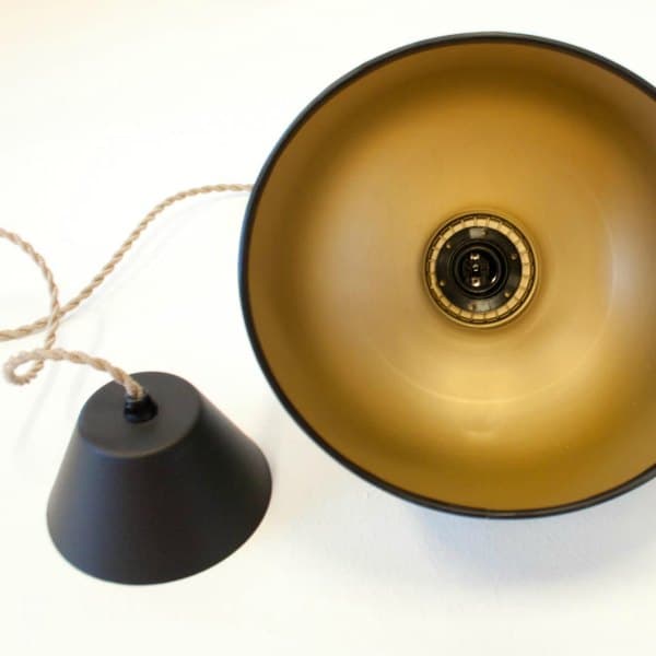 binnenkant goud hanglamp i am recycled