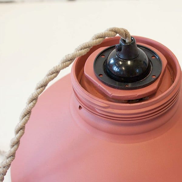 hanglamp oud roze