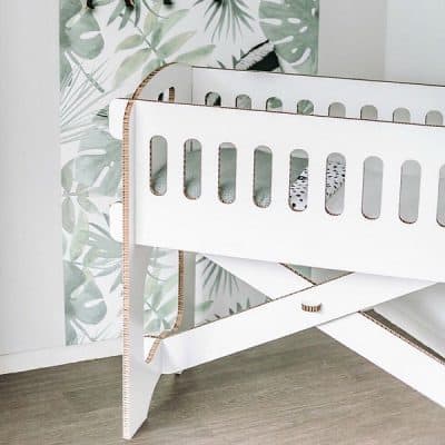 Papercrib duurzame wieg, het hippe wiegje dat 100% recyclebaar is