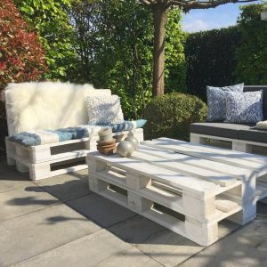 pallet loungeset van palletdeal wit tuinmeubels