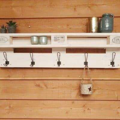 Musthave: hippe houten kapstok van gerecyclede pallets