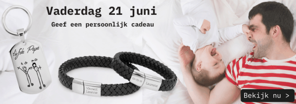 vaderdag cadeau gepersonaliseerde sieraden
