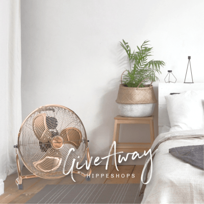 Hippe ventilator in retro look voor een stijlvolle verkoeling