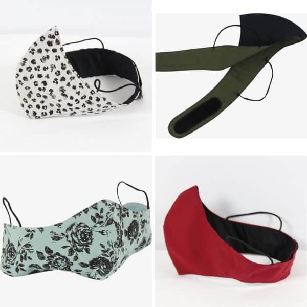 Mondmasker Easy On-Off met klittenband, een uniek ontwerp van Cloth Face Masks