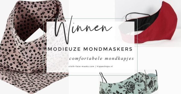 cloth face masks modieuze mondkapjes