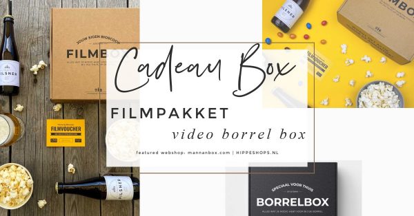 cadeaupakket man borrelbox filmpakket