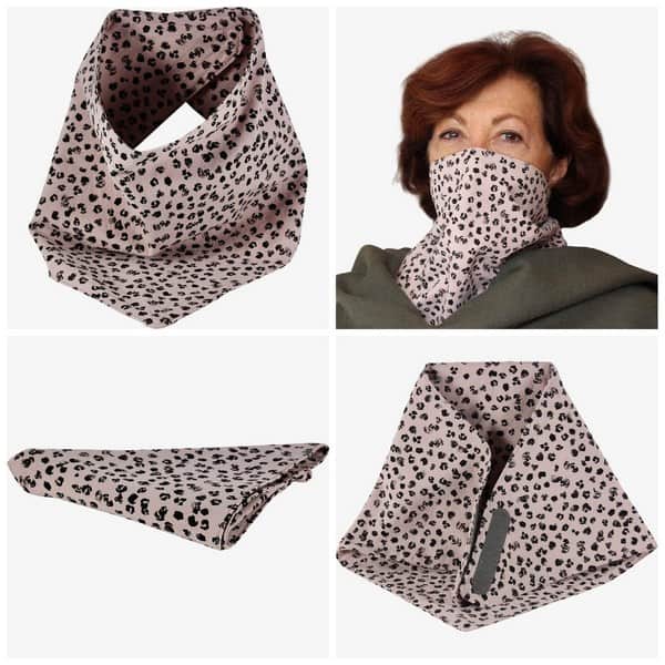 Mondneusmasker Sjaal met klittenband, een handig design van Cloth Face Masks