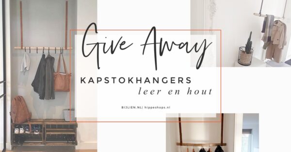 leren kapstokhangers hangend kledingrek