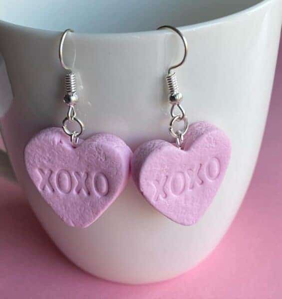 sweetstuff snoepsieraden oorbellen hartjes roze