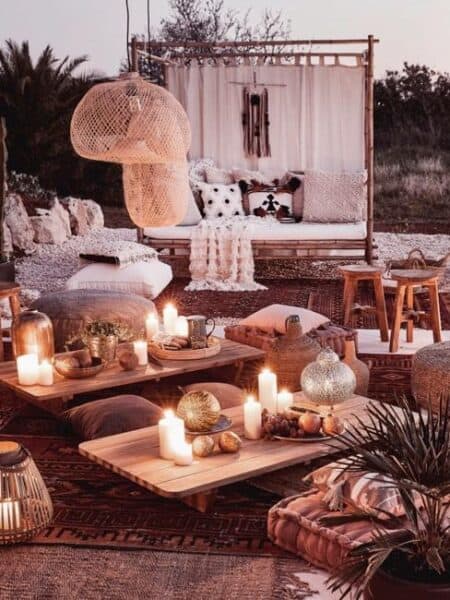 boho tuin verlichting