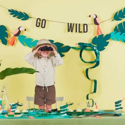 Go Wild met de hippe themafeestjes jungle en safari