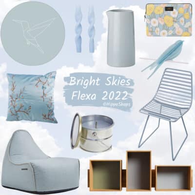 Bright Skies Flexa kleur van het jaar 2022 trendkleur interieur inspiratie