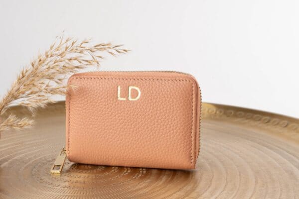 kaya leren portemonnee gepersonaliseerd