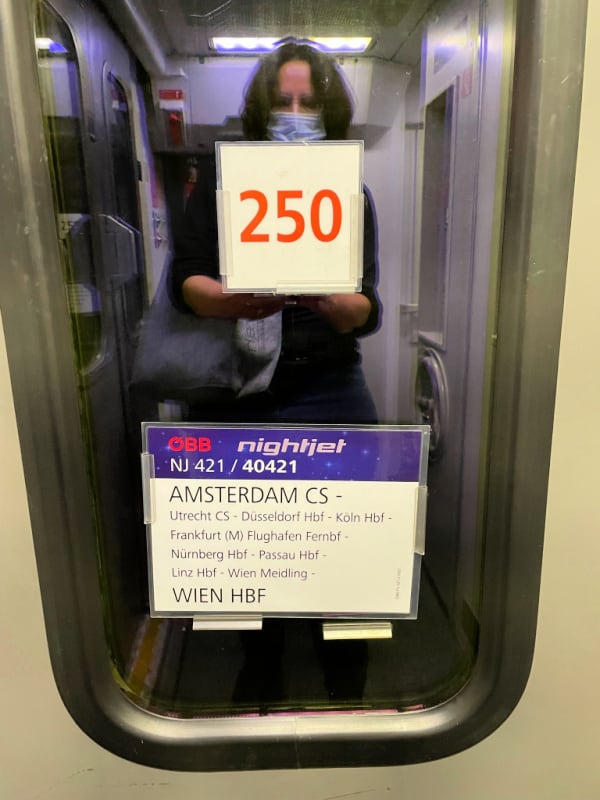 nightjet amsterdam wenen vienna wien