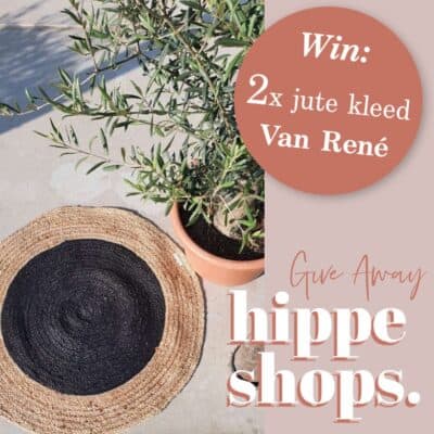Van René hip rond jute vloerkleed + winactie (2x €40)