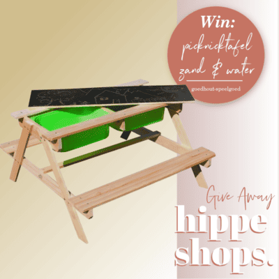 Zand & Water Picknicktafel voor kinderen + winactie (twv €109,95)