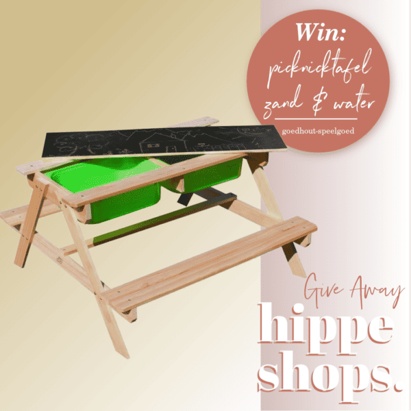 zand en water picknicktafel