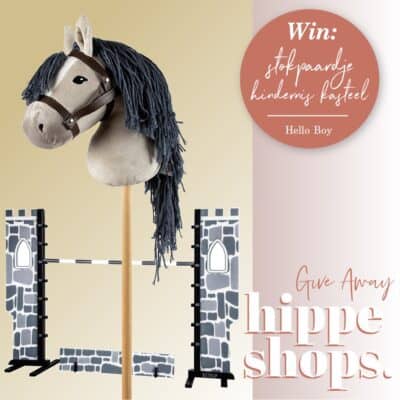 Hindernis kasteel met stokpaardje speelset + winactie (twv €115)