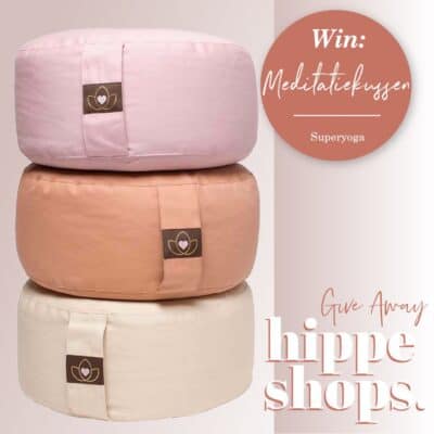 Meditatiekussen Eco Lotus in hippe kleuren + winactie (twv €34)