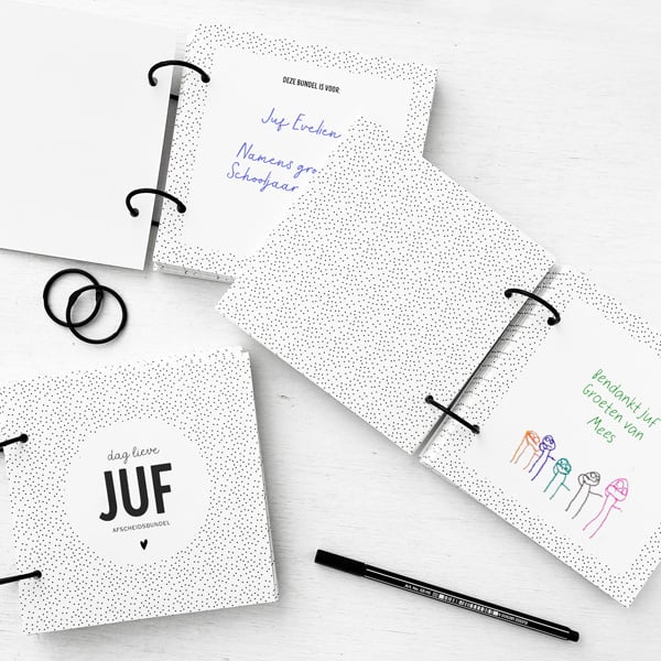 Afscheidscadeau Juf & Meester liefz