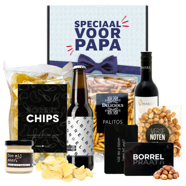 borrelpakket Hippe Vaderdag Cadeautips voor last-minute shoppers