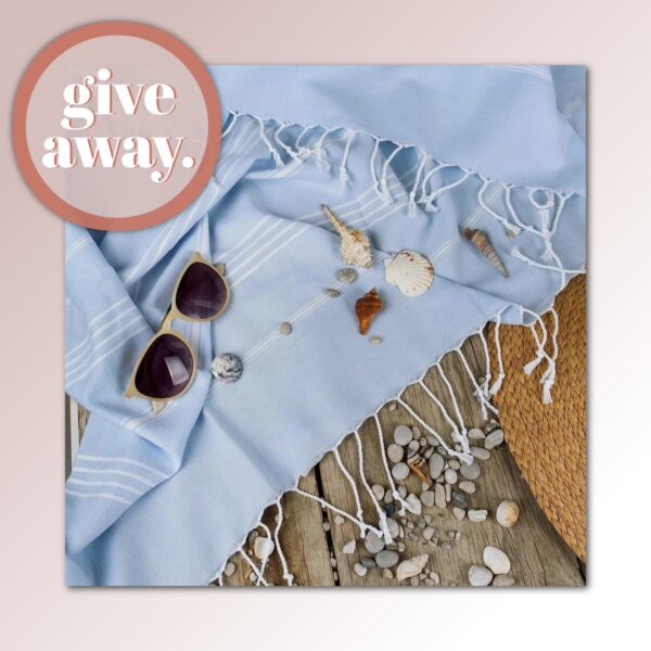 hamamdoek lichtblauw