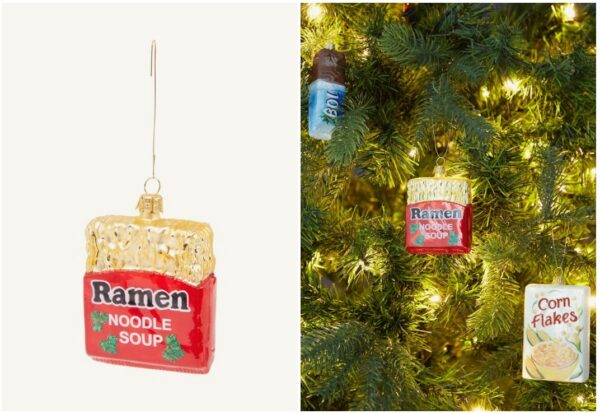 ramen noodlesoup kerstbal