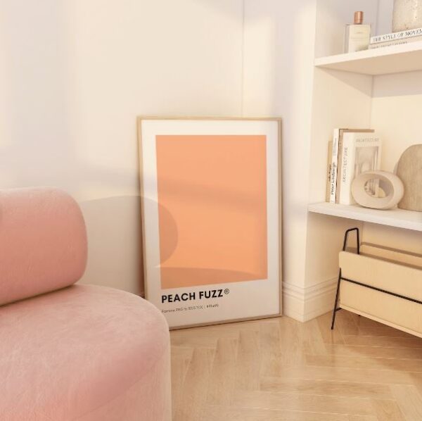 pantone kleur van het jaar 2024 peach fuzz