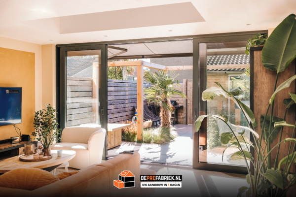 aanbouw uitbreiding woonkamer