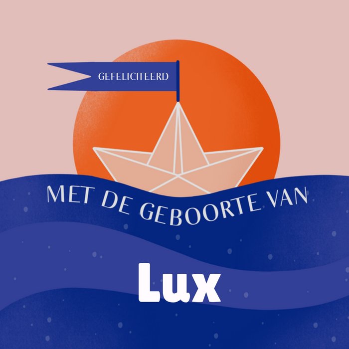 geboorte felicitatie baby geboren