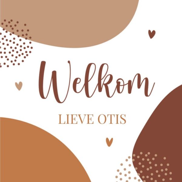 felicitatiekaart geboorte zoon