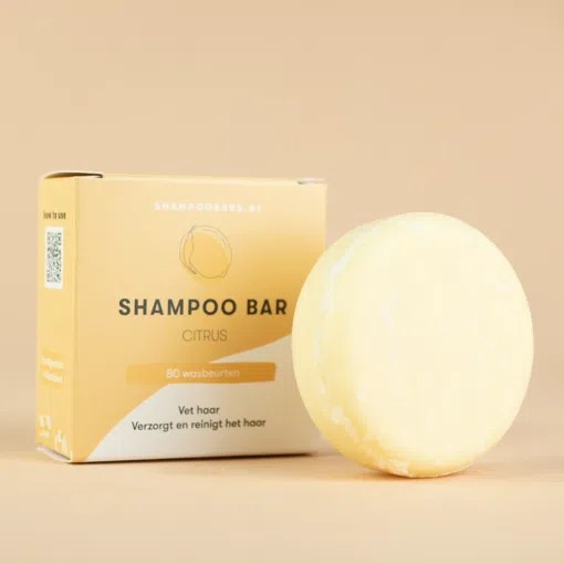 vettig haar shampoo citroen 