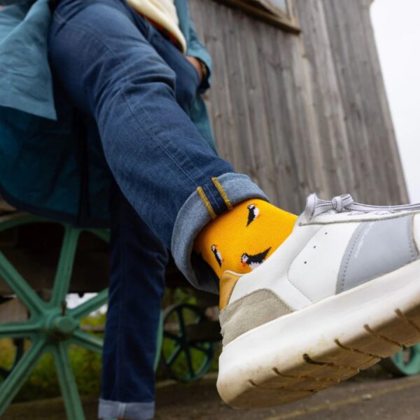 winter warme sokken met print