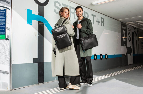 laptoptasssen van leer