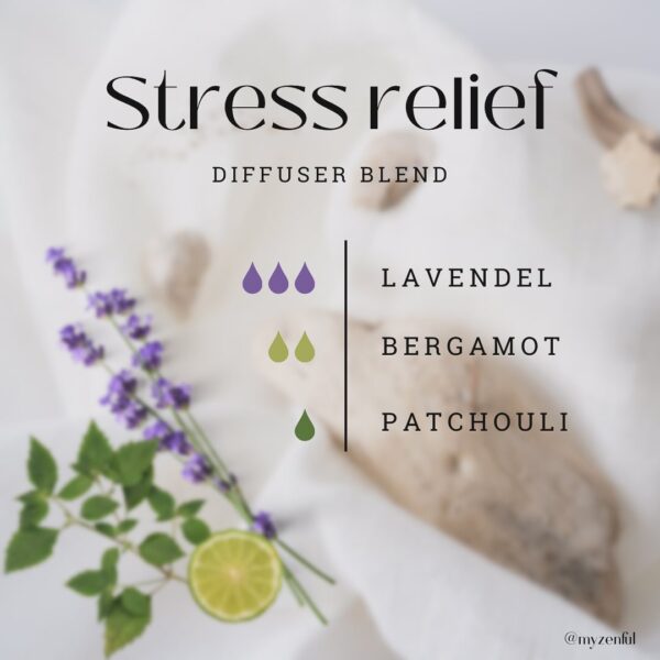 stress relief aroma therapie etherische olieen zenful