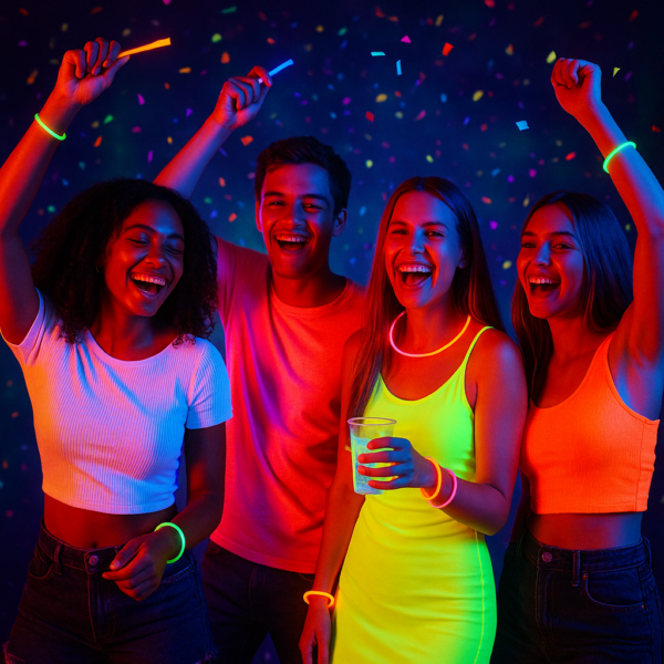 black light examenfeestje ai